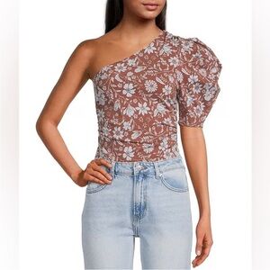 Free People One Sleeve Bodysuit